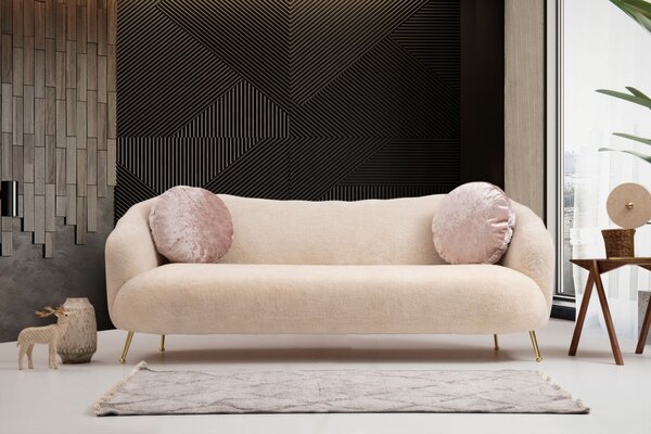 Hanah Home Trojmiestna pohovka Istiridye I 215 cm béžová
