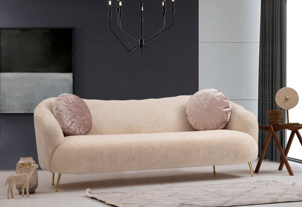Hanah Home Trojmiestna pohovka Istiridye I 215 cm béžová