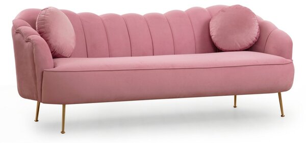 Hanah Home Trojmiestna pohovka Istiridye II 215 cm ružová