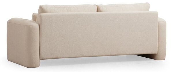 Hanah Home Trojmiestna pohovka Lily 215 cm krémová