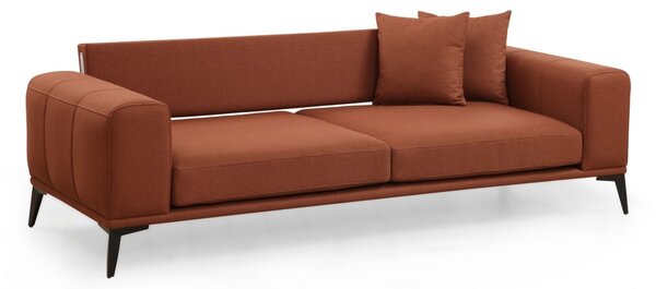 Hanah Home Trojmiestna pohovka Kenzo 235 cm tehlová