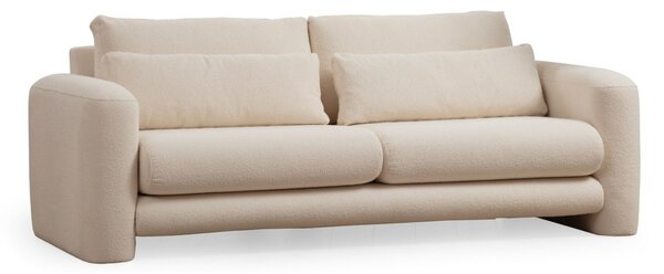 Hanah Home Trojmiestna pohovka Lily 215 cm krémová