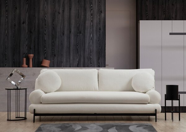 Hanah Home Trojmiestna pohovka Livorno 230 cm biela