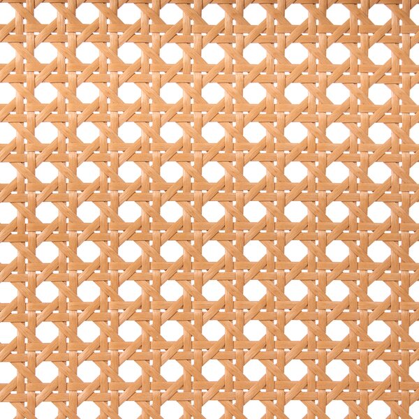 Posteľ svetlohnedá 140 x 200 cm čelo s viedenským výpletom lamelový rošt moderný rustikálny štýl spálňa