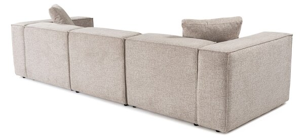 Hanah Home Trojmiestna pohovka Lora 303 cm mocha