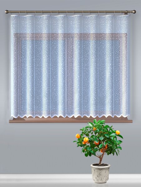 Hotová záclona, Loreta, biela 250 x 120 cm