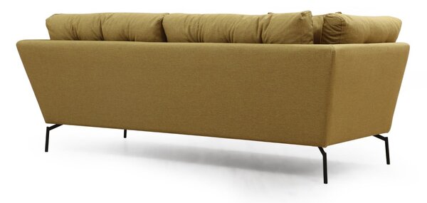 Hanah Home Trojmiestna pohovka Mapa 214 cm žlto-zelená