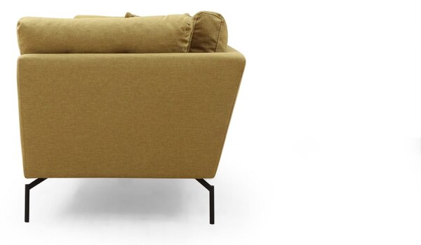 Hanah Home Trojmiestna pohovka Mapa 214 cm žlto-zelená