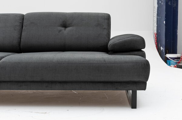 Hanah Home Trojmiestna pohovka Mustang 239 cm antracitová