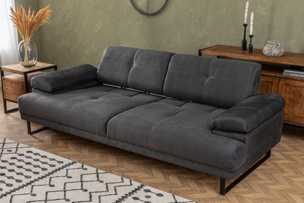 Hanah Home Trojmiestna pohovka Mustang 239 cm antracitová