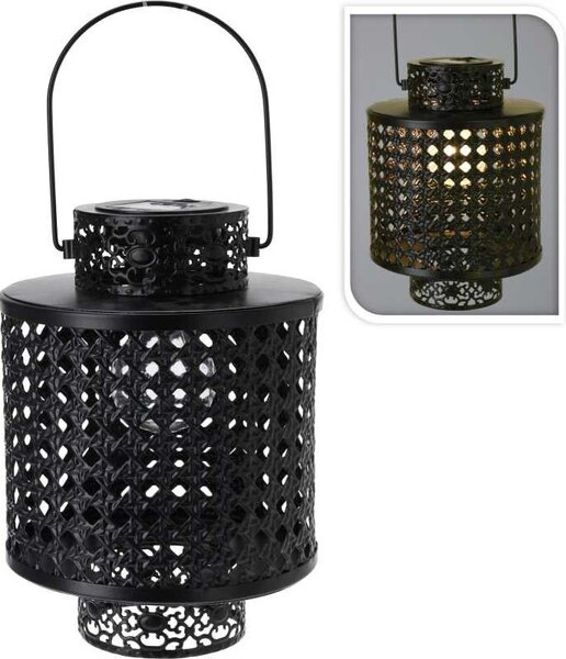 PROGARDEN Solárny kovový lampáš 17x22 cm KO-C46999500