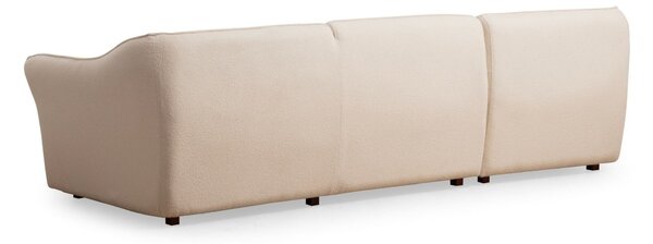 Hanah Home Trojmiestna pohovka Mentis 288 cm krémová