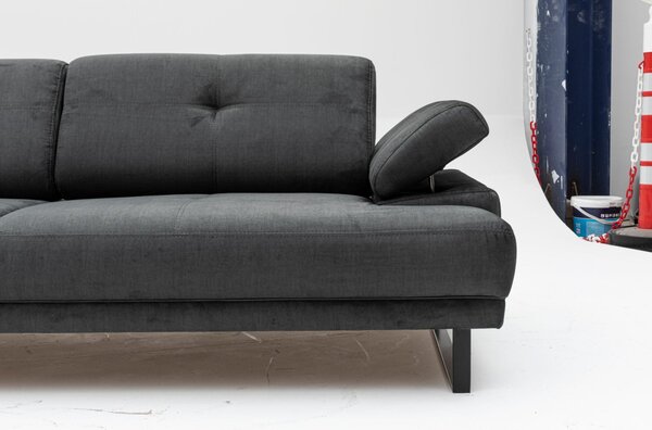 Hanah Home Trojmiestna pohovka Mustang 239 cm antracitová