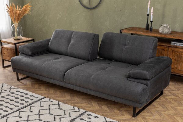 Hanah Home Trojmiestna pohovka Mustang 239 cm antracitová