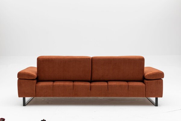 Hanah Home Trojmiestna pohovka Mustang 239 cm oranžová