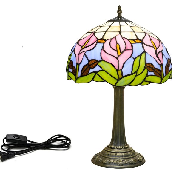 Calla stolná lampa tiffany 227