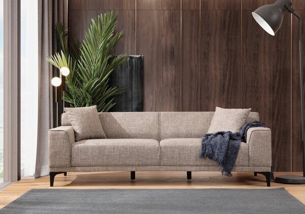 Hanah Home Trojmiestna pohovka Petra 212 cm béžová