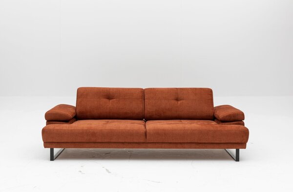 Hanah Home Trojmiestna pohovka Mustang 239 cm oranžová