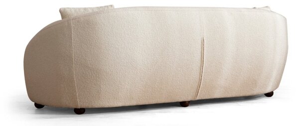 Hanah Home Trojmiestna pohovka Napoli 230 cm boucle krémová
