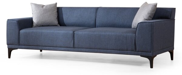 Hanah Home Trojmiestna pohovka Petra 212 cm modrá