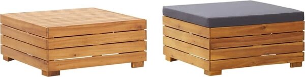 Maison Exclusive – Záhradný stôl a stolika s vankúmi z masívneho akátového dreva