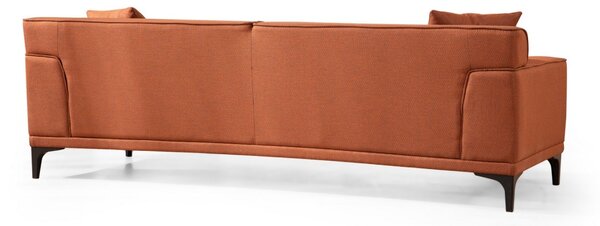 Hanah Home Trojmiestna pohovka Petra 212 cm oranžová
