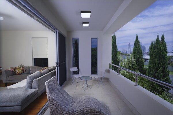 Azzardo AZ4497 - LED Vonkajšie stropné svietidlo CASPER LED/15W/230V IP54 hranatý