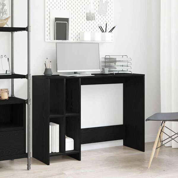 Maison Exclusive – písací stôl, čierna farba, vzhľad dubového dreva, materiál: drevotrieska
