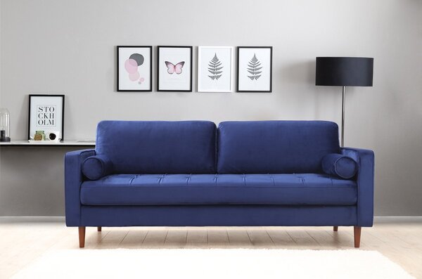 Hanah Home Trojmiestna pohovka Rome 215 cm modrá