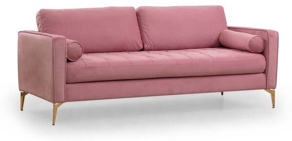 Hanah Home Trojmiestna pohovka Rome 215 cm ružová