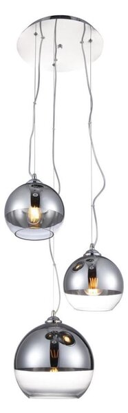 Azzardo AZ4750 - Luster na lanku BALL 3xE27/40W/230V guľatý