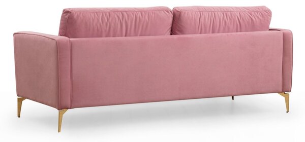 Hanah Home Trojmiestna pohovka Rome 215 cm ružová