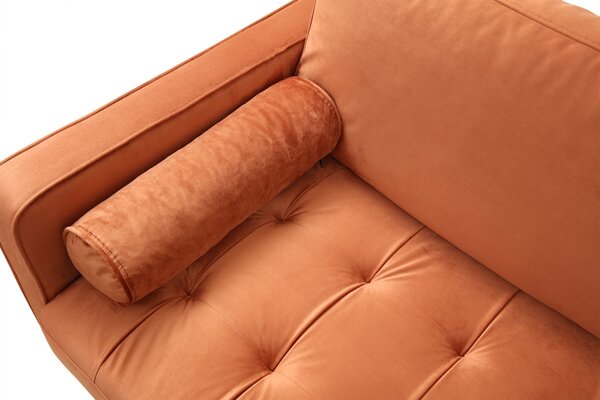 Hanah Home Trojmiestna pohovka Rome 215 cm oranžová