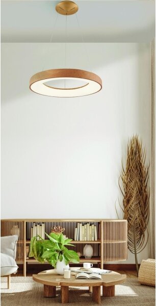Azzardo AZ5006 - LED Luster na lanku SANTANA LED/30W/230V hnedá