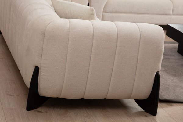 Hanah Home Trojmiestna pohovka Sandreo 248 cm biela