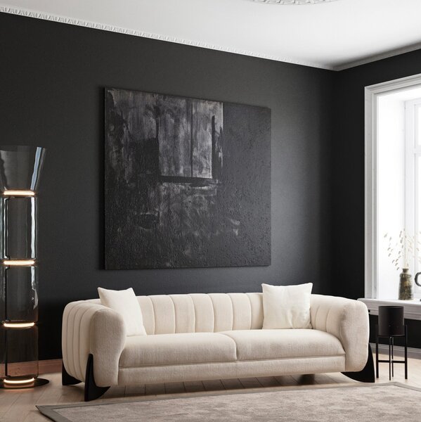 Hanah Home Trojmiestna pohovka Sandreo 248 cm biela