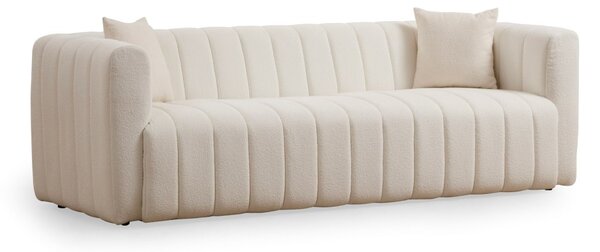 Hanah Home Trojmiestna pohovka Royal 225 cm boucle krémová