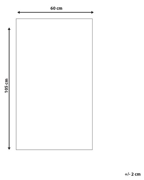 Vonkajší koberec sivý a žltý syntetický materiál obdĺžnikový 60 x 105 cm trojuholníkový vzor doplnky na balkón