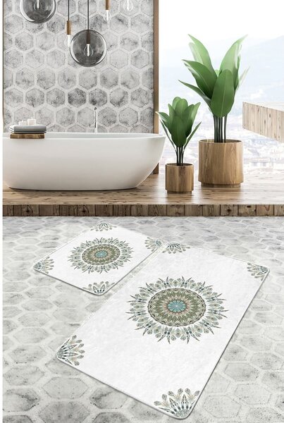 Biele kúpeľňové predložky v súprave 2 ks 60x100 cm – Mila Home