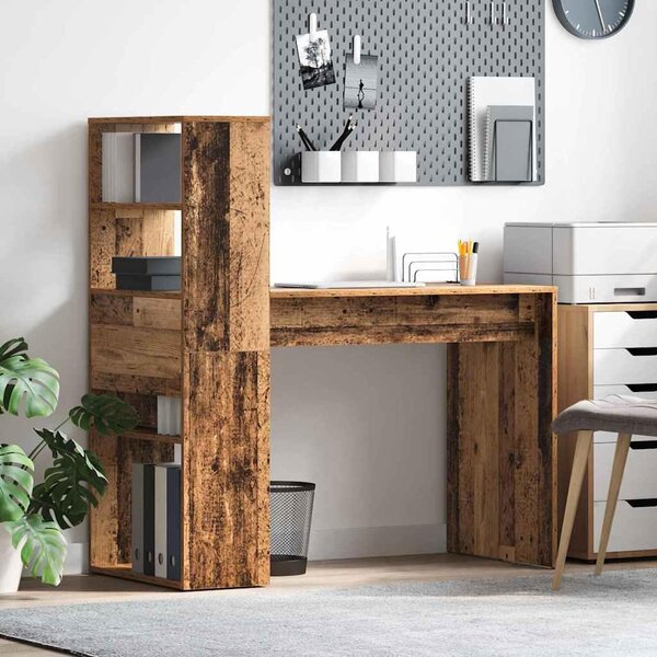 Maison Exclusive – Písací stôl z recyklovaného dreva a drevovláknitej dosky, 113 x 54 x 120 cm