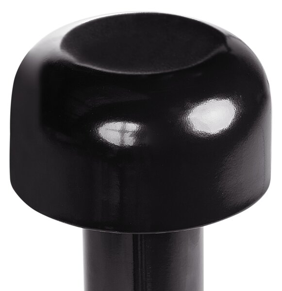 Stolná lampa čierna železo s dotykovým vypínačom nabíjanie cez USB kábel bezdrôtová moderný štýl interiér exteriér