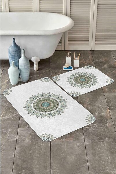 Biele kúpeľňové predložky v súprave 2 ks 60x100 cm – Mila Home