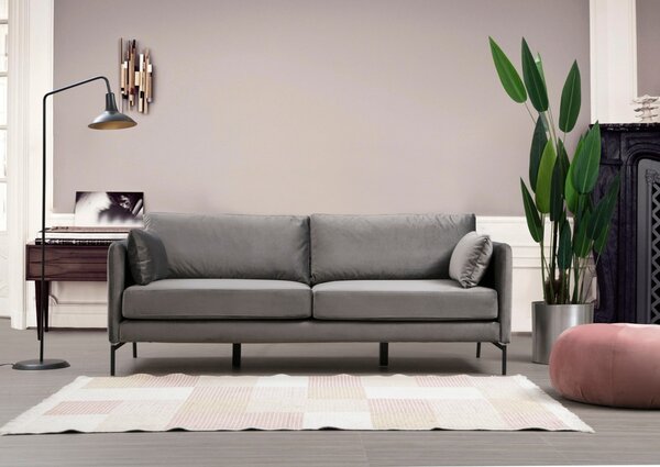 Hanah Home Trojmiestna pohovka Sino 217 cm sivá