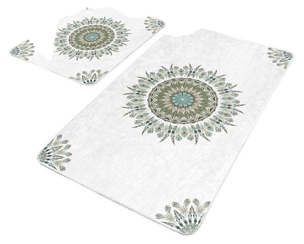 Biele kúpeľňové predložky v súprave 2 ks 60x100 cm – Mila Home