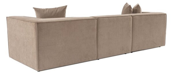 Hanah Home Trojmiestna pohovka Sora 325 cm cappucino