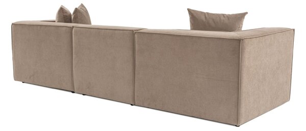 Hanah Home Trojmiestna pohovka Sora 325 cm cappucino