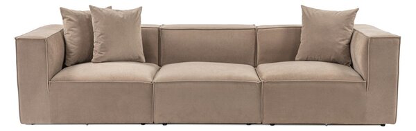 Hanah Home Trojmiestna pohovka Sora 325 cm cappucino
