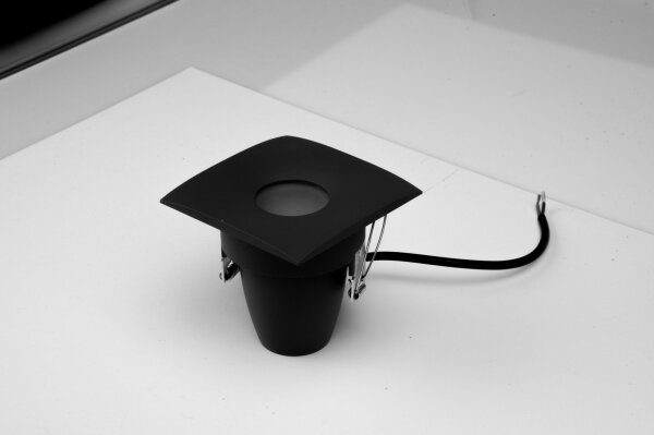 Azzardo AZ5392 -Kúpeľňové podhľadové svietidlo ROMOLO 1xGU10/50W/230V IP65 čierna