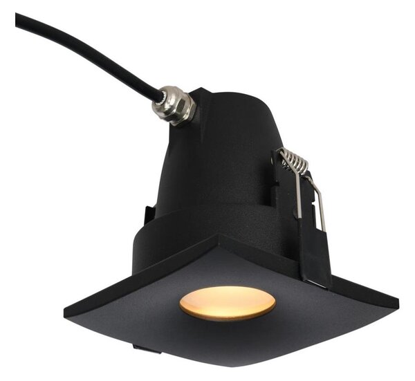 Azzardo AZ5392 -Kúpeľňové podhľadové svietidlo ROMOLO 1xGU10/50W/230V IP65 čierna