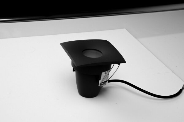 Azzardo AZ5392 -Kúpeľňové podhľadové svietidlo ROMOLO 1xGU10/50W/230V IP65 čierna